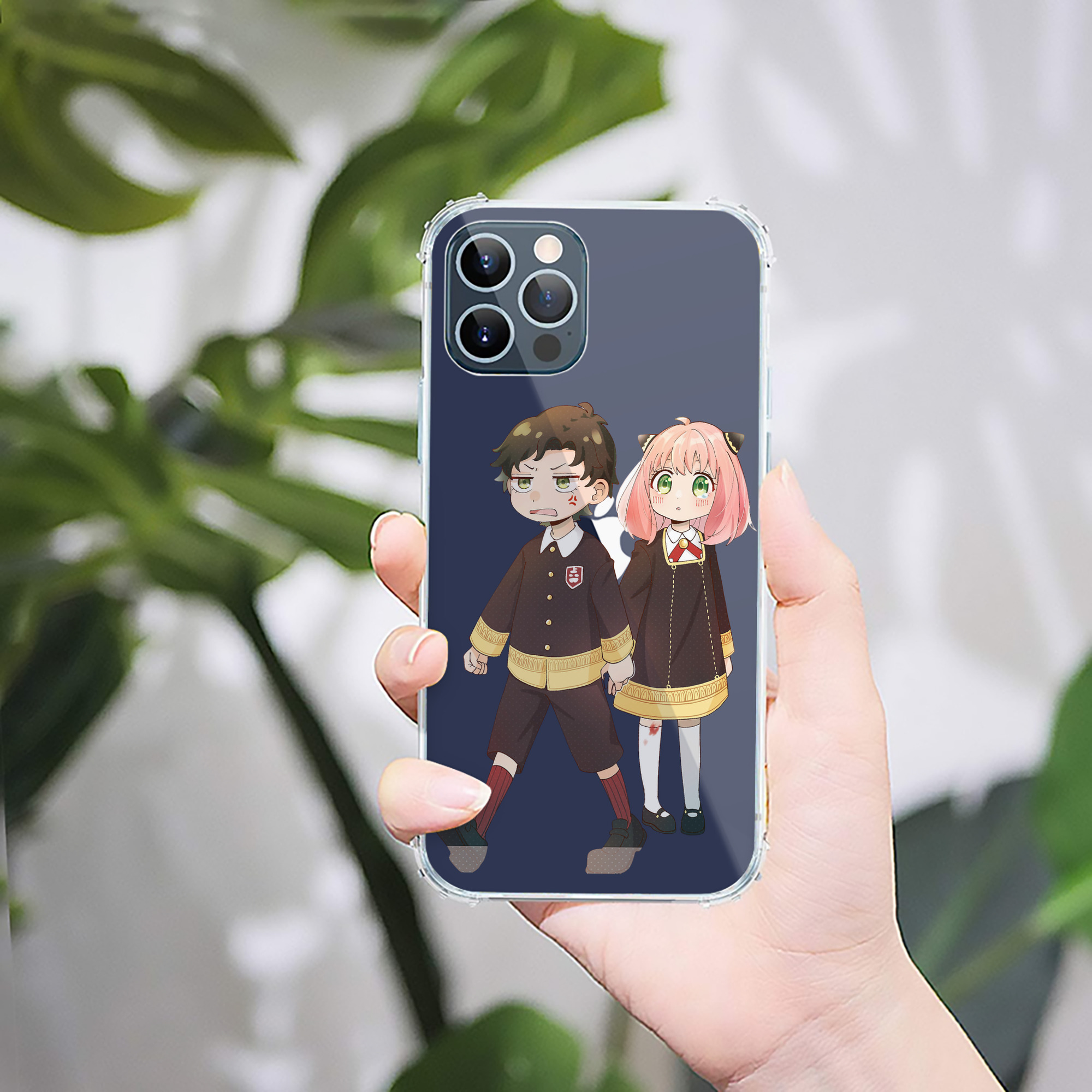 （画像用） SPY×FAMILY间谍家家酒 【iPhone 12シリーズ対応】透明スマホケース（クリアソフトケース）